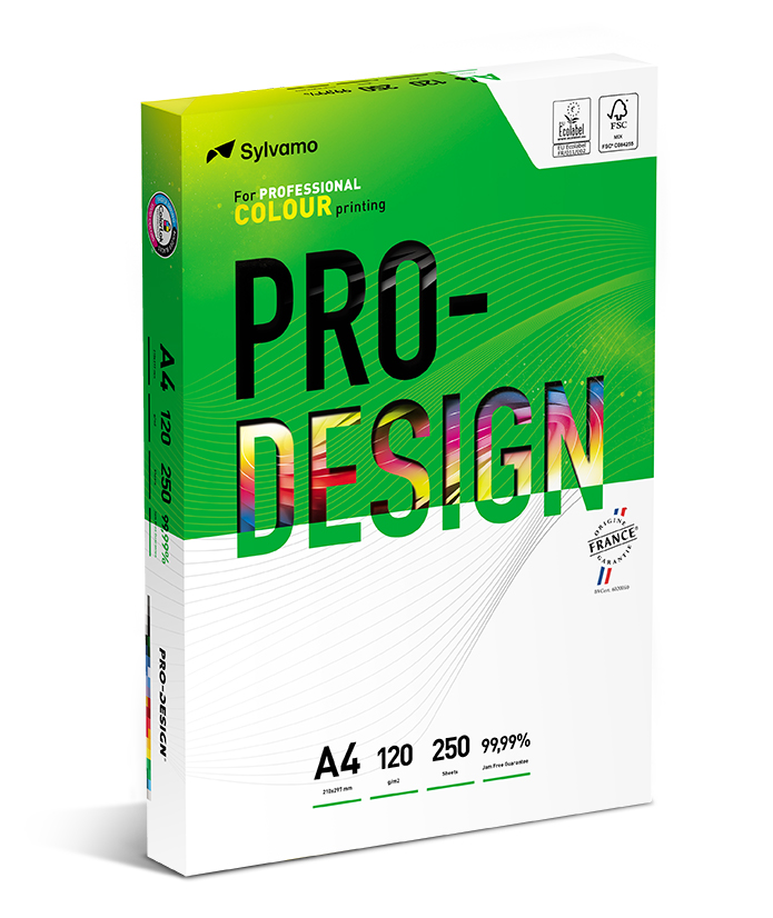 Papier ksero A4 120g PRO DESIGN 250 arkuszy 168 CIE